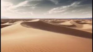 Desert Dunes Under Sky