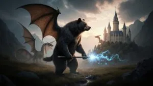 Druid Shape Shifting into Bear