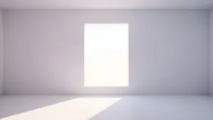 Empty Room Window Light View