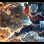 Epic Manga Hero Battle Scene Action Art