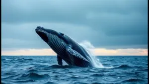 Epic Whale Breaching Ocean