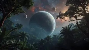 Exoplanet Alien World Jungle Atmosphere