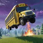 Fortnite Victory Royale Battle Bus Drop