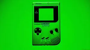 Game Boy Screen Minimalist Green Monochrome Aesthetic