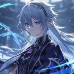 Genshin Impact Raiden Shogun Elegant Portrait