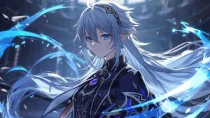 Genshin Impact Raiden Shogun Elegant Portrait