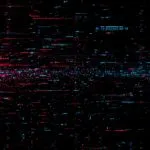 Glitch Effect Digital Corruption Screen