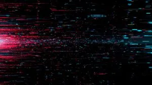 Glitch Effect Digital Corruption Screen