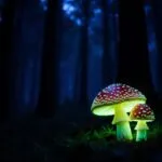 Glow in the Dark Mushroom Forest