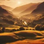 Golden Hour Valley Glow