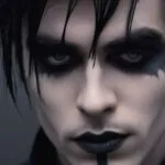 Gothic Guy Makeup Dark Aesthetic Portrait