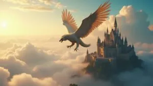 Griffin Flying Over Cloud Kingdom