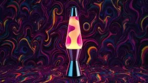 Groovy Lava Lamp Light Abstract Pattern