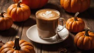 Halloween Pumpkin Spice Latte Aesthetic