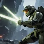 Halo Master Chief Energy Sword Duel
