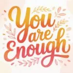 Hand Lettering Positive Affirmation Design Art