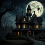 Haunted Mansion Disney Ride Art