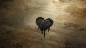 Heart Drowning in Blue Ink