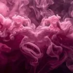 Heart Shaped Smoke Abstract Love Vibe