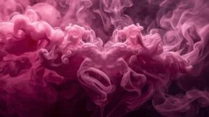 Heart Shaped Smoke Abstract Love Vibe