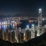 Hong Kong Victoria Peak Skyline