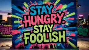 Hustle Motivation Quote Urban Graffiti Wall Art