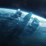 Ice Planet with Crystalline Surface