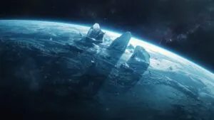 Ice Planet with Crystalline Surface