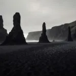 Iceland Black Sand Beach Basalt Columns