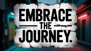 Inspiring Quote Bold Black Font Grunge Style