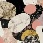 Irregular Shapes Abstract Collage Art