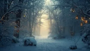 Jingle Bells Echo Through Winter Forest