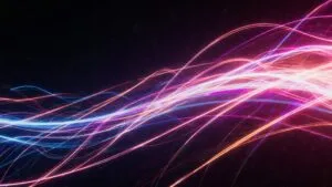 Kinetic Energy Abstract Motion Lines