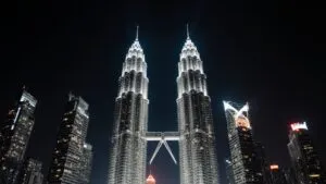 Kuala Lumpur Petronas Twin Towers Detail