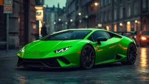 Lamborghini Huracán Evo Verde Mantis