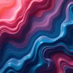 Liquid Retro Display Typeface Background