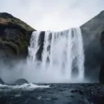 Long Exposure Waterfall Misty River Flow