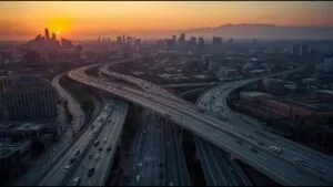 Los Angeles Downtown Freeway Interchange