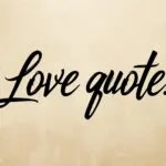 Love Quote Typography Modern Script Font