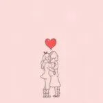 Love Story Minimalist Line Art Animation