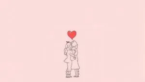 Love Story Minimalist Line Art Animation