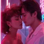 Love Under Neon 80s Lights