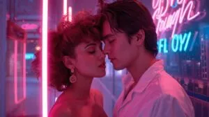 Love Under Neon 80s Lights