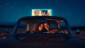Love in the Old Drive-In Car