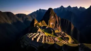 Machu Picchu Inca Citadel Sunrise