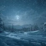 Magical Snowfall during Silent Night