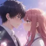 Manga Couple Romantic Moment Confession Scene