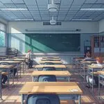 Manga Slice Of Life School Scene Peaceful
