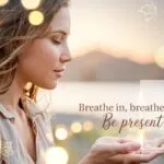 Mantra Quote Meditation Background Soft Bokeh Effect