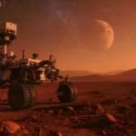 Mars Rover Expedition Red Planet Surface